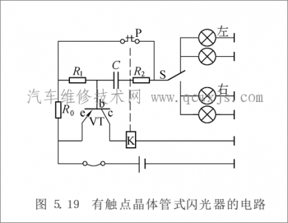 转向灯系统的组成与(闪光器)工作原理