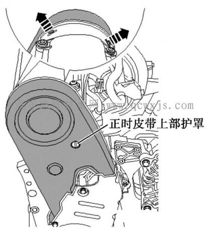 速腾轿车16l发动机正时皮带拆装步骤