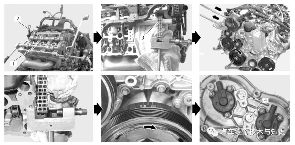 14款奔驰车正时校对步骤,有图有细节
