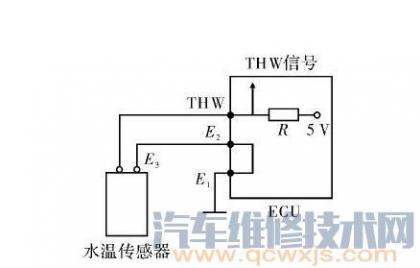 三线水温传感器原理图