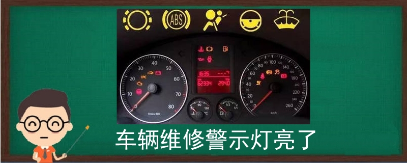 汽车保养提示灯标志图片