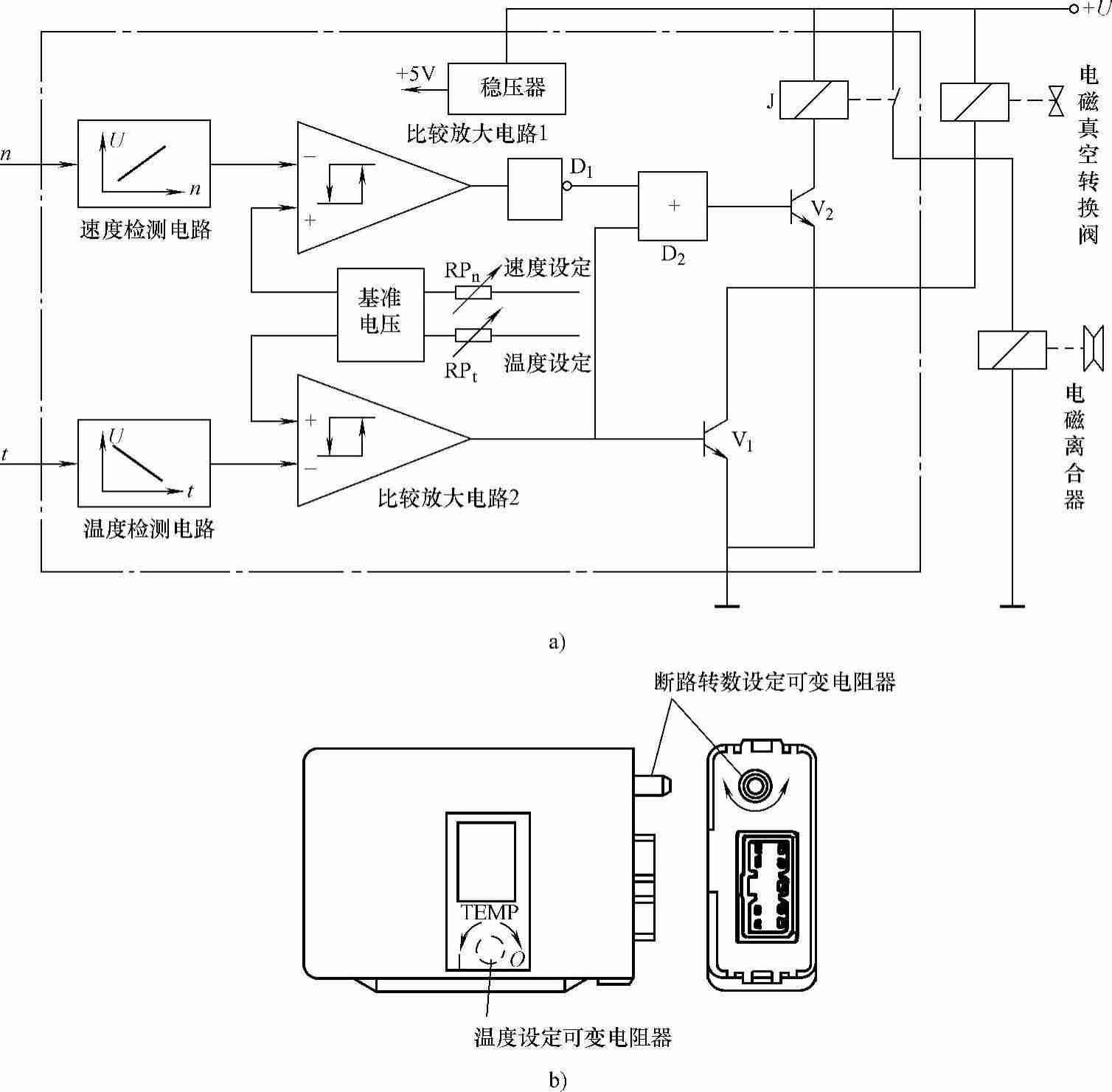  夏利空調放大器的發動機轉速檢測及比較電路的工作原理