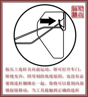 各种汽车门锁的快开方法参考（2）