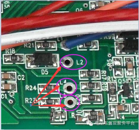 电动车控制器电路板字母对应的功能介绍