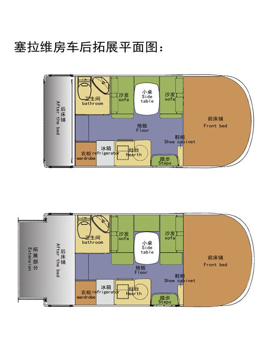 少见！可以睡6个人的C型房车