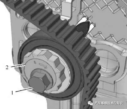 大众1.6L EA211发动机正时带校对和更换步骤